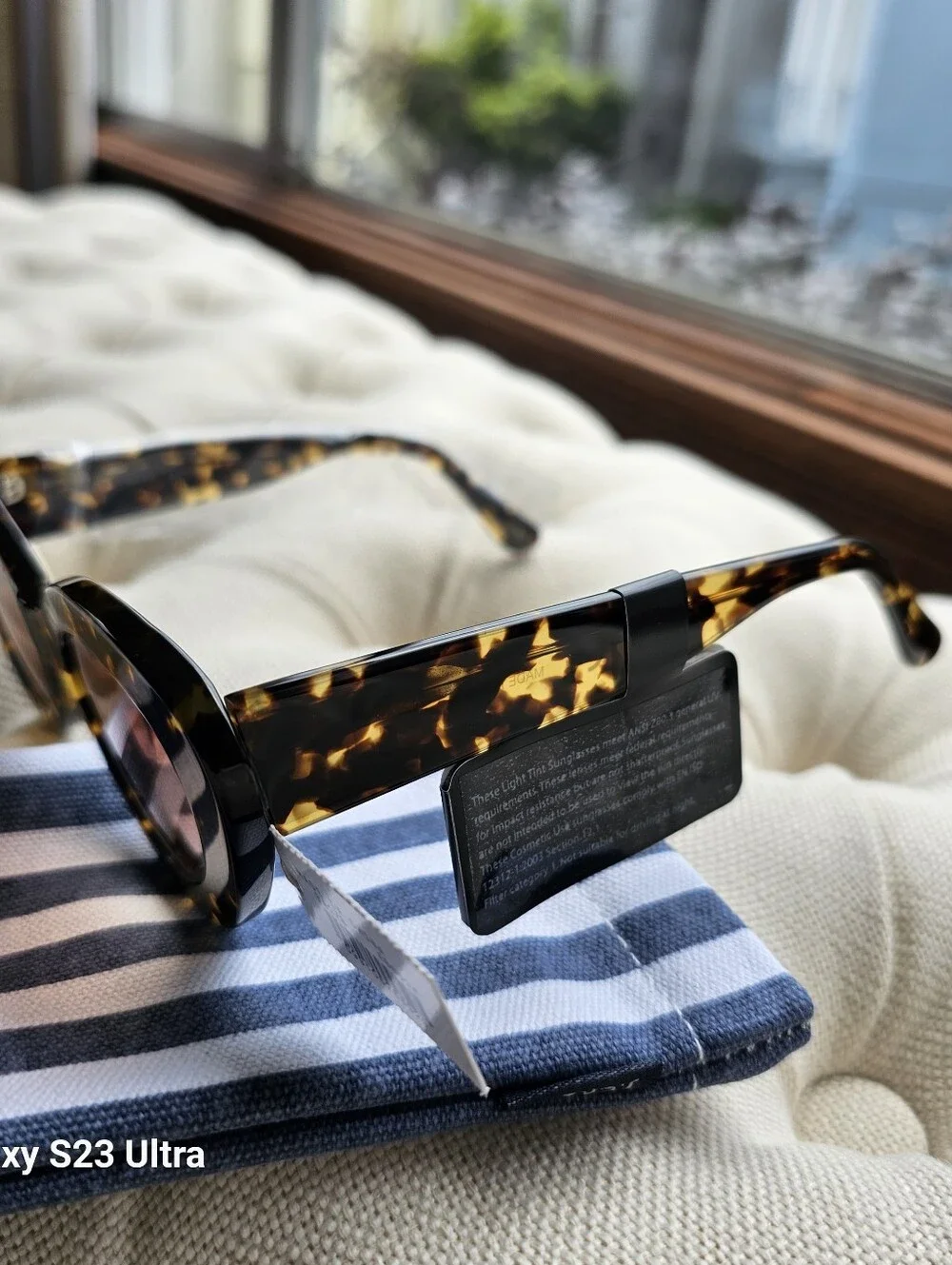 New! J.Crew Cateye Cat Retro Florence Sunglasses Tortoise Amber Brown Lenses NWT